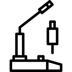 Microphone for presentations Icon