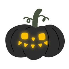 Hand drawing a Halloween day element