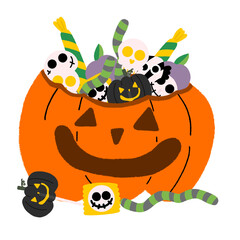 Hand drawing a Halloween day element