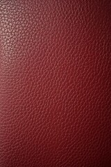 Fototapeta premium simple Maroon color leather texture background 