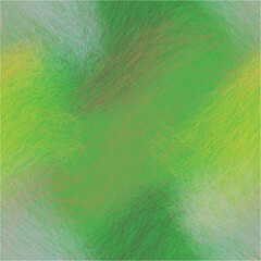 Seamless vector background with rows of grunge striped stain colorful elements on green backdrop