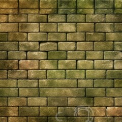 Simple olive brick texture background