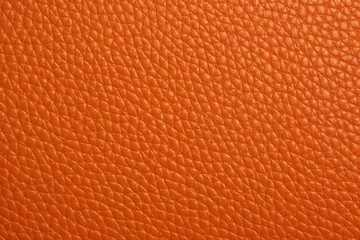 simple Orange color leather texture background 