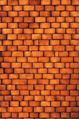 Obraz premium Simple orange brick texture background