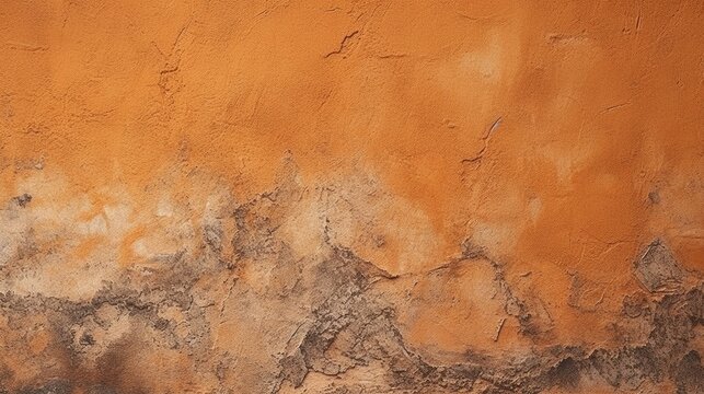 Simple orange concrete texture background