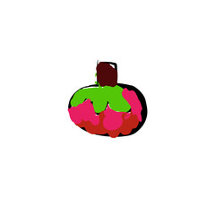 children drawing tomato