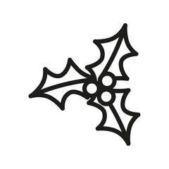 christmas icon. new year, winter celebration