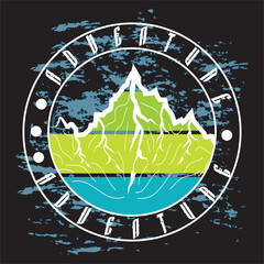 Adventure dark t shirt design