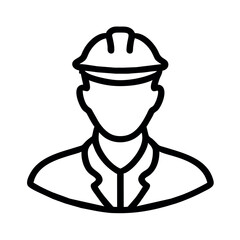 Fototapeta premium Mine worker character icon artwork 082