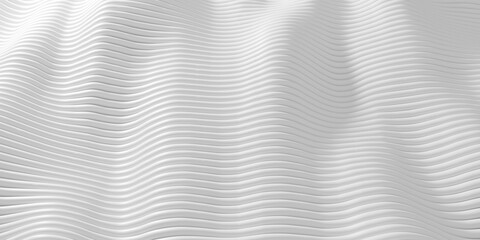 Abstract wave shapes white waves background