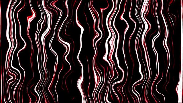 Glowing wavy strands. Abstract background animation. Science and technology theme. e_750