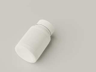 Blank Medicine Pils Bottle Mockup