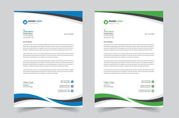 Letterhead Vector Design Template