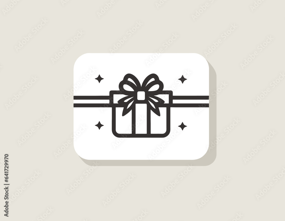 Fototapete a charming gift card illustration in vector format, the ideal way to express your sentiments with st
