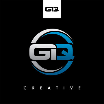 GIQ Letter Initial Logo Design Template Vector Illustration