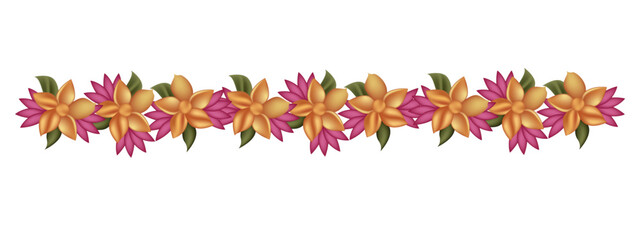 Day of the Dead, holiday banner Mexican style realistic vector illustration, Mexican flower patterns