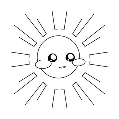 sun illustration drawing background cute kid children 