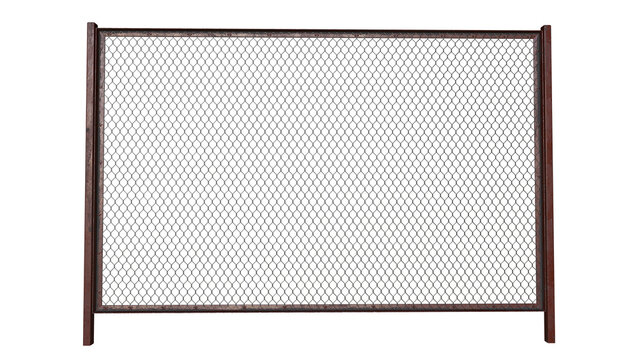 Rabitz Fence 3D model render