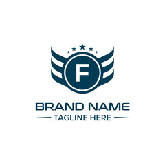 Letter F logo and icon design template, Logo Design Vector.