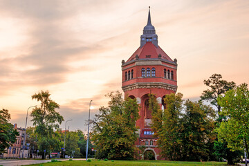 Naklejka premium The water tower in the Wroclaw, 63 meters high, Wroclaw, Poland