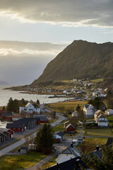 Fototapeta na wymiar Views from Godøy, Ålesund, Norway