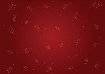 Christmas banners with decorated stars  With snow frames on a red background. Festive header design for your website. - 641748599