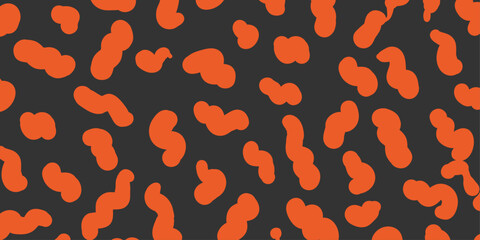 Modern Halloween groovy hippie 70s backgrounds. Abstract Autumn Design with Graphic Element. Trendy retro psychedelic style. Y2k aesthetic.
