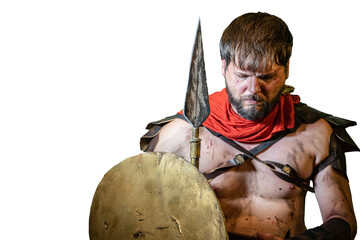 a Spartan warrior from ancient Greece