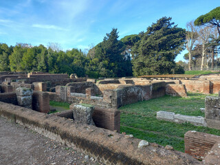 Ostia antica archeological park in Ostia - 641755532