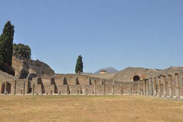 Pompeii archeological site in Pompeii - 641755569