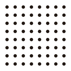 Minimalist Dotted Shape