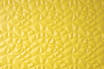 yellow Background with Triangle Pattern, Abstract geometric seamless pattern design, 3d rendering
