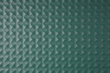 Green seamless surface, Abstract geometric seamless pattern design, 3d rendering
