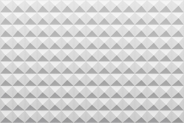 White spikes square studs. seamless pattern vector 3d rendering. background texture stock image. spike tile shiny mosaic decoration
