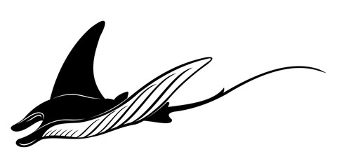 illustration of a stingray