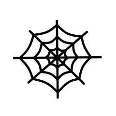 cobweb vector on white background