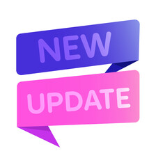 Colorful Double Speech Bubble With Text New Update