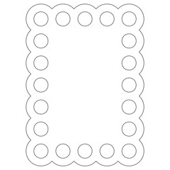 Rectangle doily