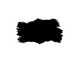 Paint Texture, Brush Strokes And Paint Brush. Dirty Artisctic Graphic,  Brush Stroke And Ink Lines Marker For Text. vector