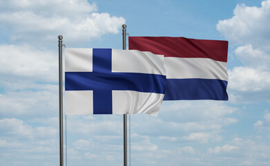 Netherlands and Finland flag