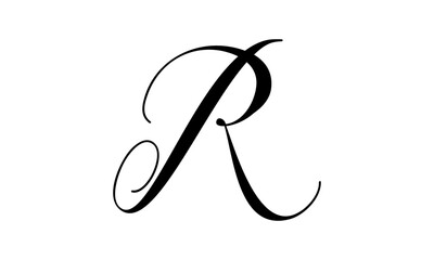 Letter R logo design