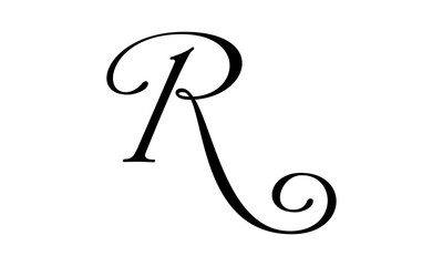Letter R logo design