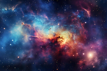 stardust, galaxies, nebula, starry night background