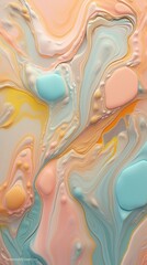 Abstract pastel colors stream pattern painting background, colorful modern background.