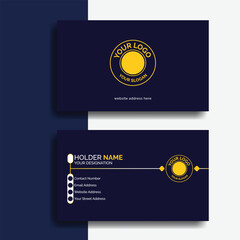 New modern style business card design
