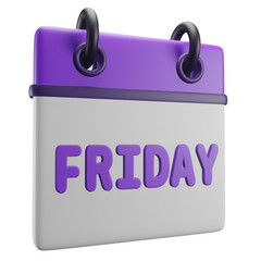 Friday calendar