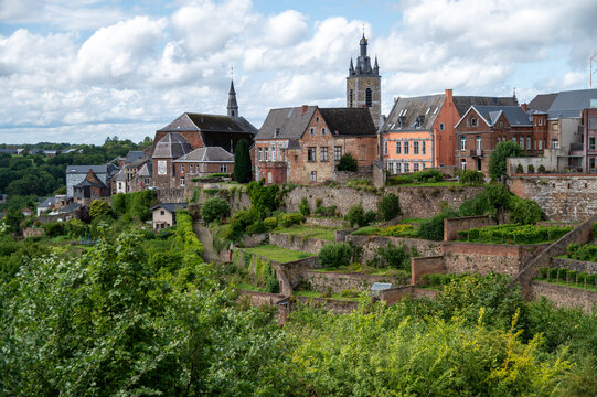 hanging gardens of Thuin, Wallonia, Belgium