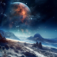 Fantasy space background 