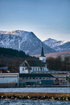 Church on Hareid, &Aring;lesund, Norway.