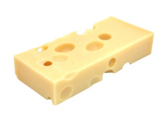 Emmental cheese / Transparent background